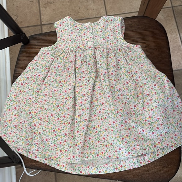 Bonnie Baby Multicolor Floral Dress with Pink Accent - Picture 3 of 3